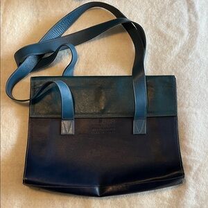 The Limited Circa 1991 Blue Leather Bag